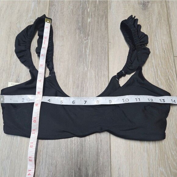 Aerie Mixed Bikini Set Ruffle Top Full Coverage Bikini Bottom Women's Medium - Picture 10 of 13